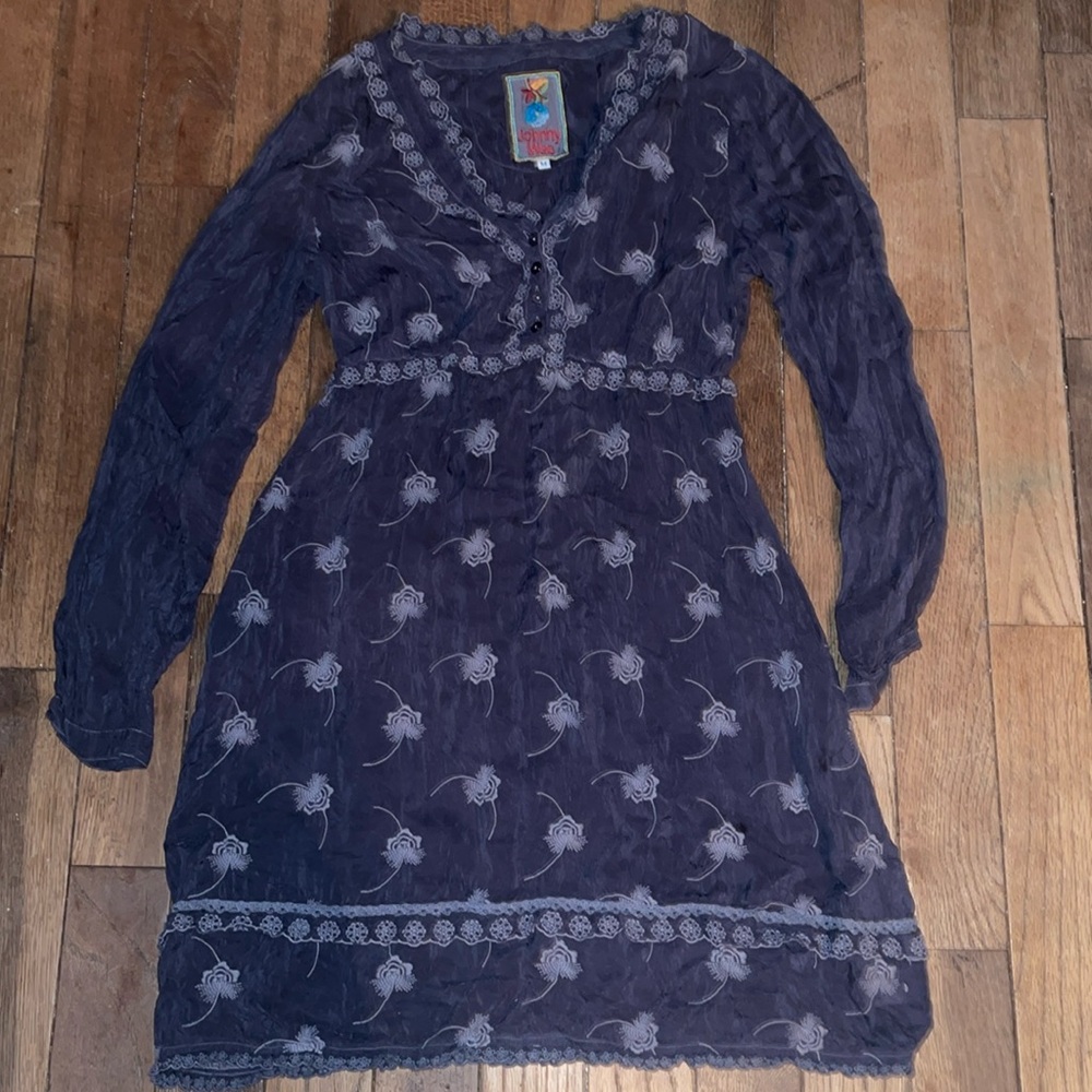 Johnny Was Embroidered Dress